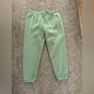 Champion XL Avocado Green Cotton Blend Jogger Sweatpants